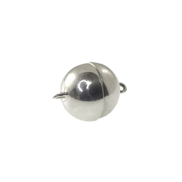 Echt zilveren magneetslot voor sieraden, zilveren magneetsluiting