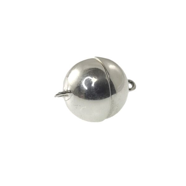 Echt zilveren magneetslot voor sieraden, zilveren magneetsluiting
