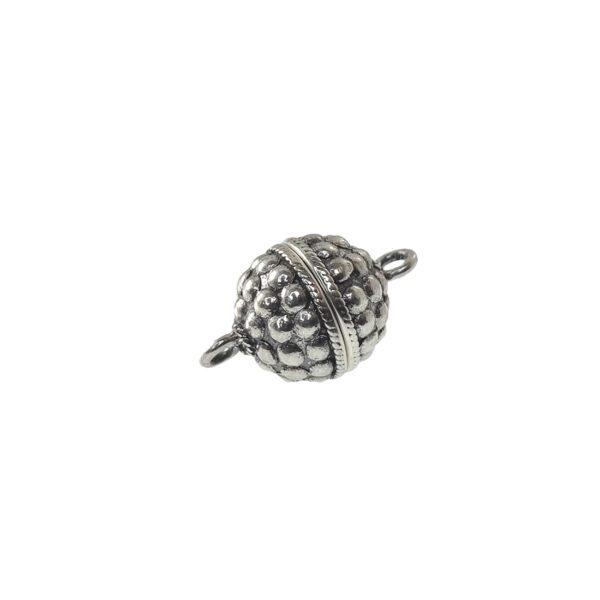 Echt zilveren magneetslot voor sieraden, zilveren magneetsluiting