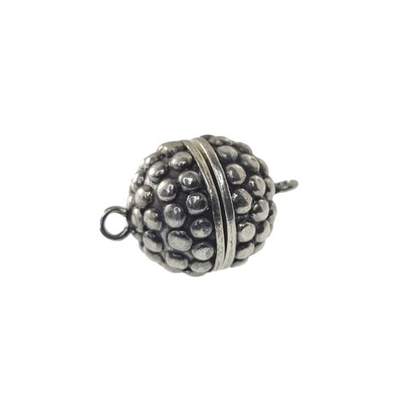 Echt zilveren magneetslot voor sieraden, zilveren magneetsluiting