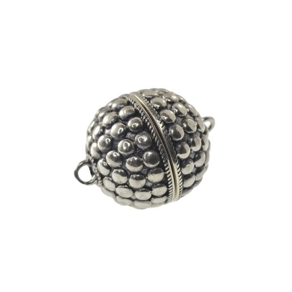 Echt zilveren magneetslot voor sieraden, zilveren magneetsluiting